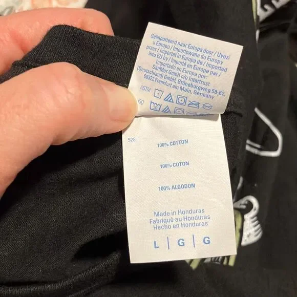 Port and Company Heavy Metal And Beer Funny Graphic T-Shirt Black Size Large - Picture 5 of 5